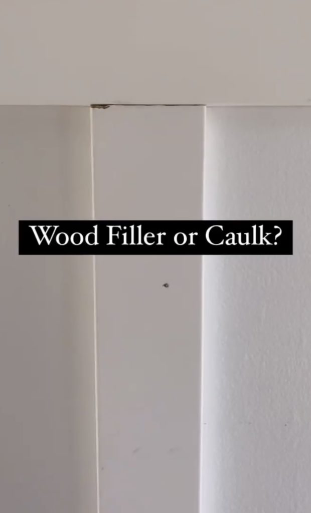 caulk vs wood filler