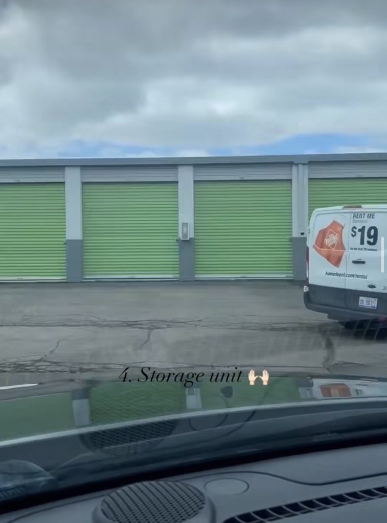 using a storage unit moving tip